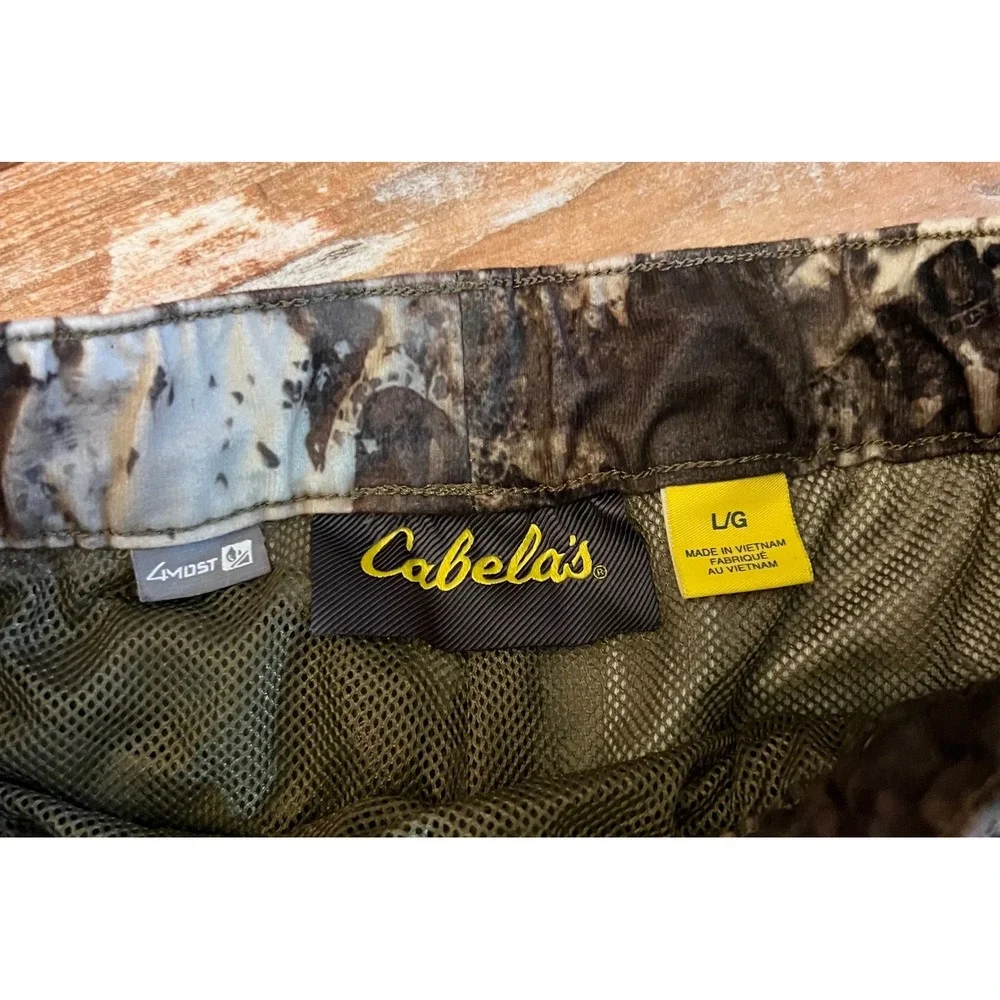 Cabela's 4MOST Youth Large Camo‎ Hunting Rain Pants Waterproof